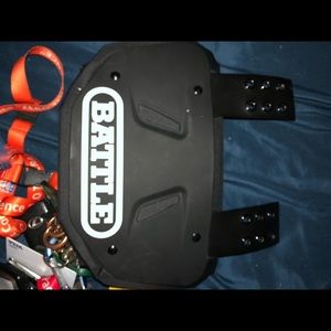 Battle Football Back Plate Back Flap